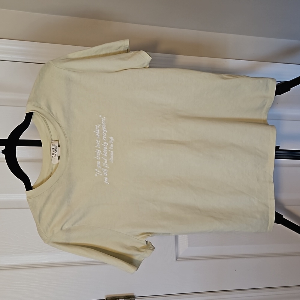 Forever21 "Vincent Van Gogh" Quote Shirt